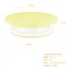 Plato giratorio para pasteles Plato giratorio para decorar Mesa giratoria Stand para pasteles casero Antideslizante Plato giratorio manual Herramienta para hornear Leche Span