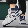 Zapatos Deportivos Casuales para Hombre de Caña Alta, Talla Grande, Combinación de Colores Otoño e Invierno, Nuevos, Juveniles, Nicho Estudiantil, Suela Gruesa