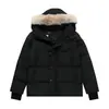 Chaqueta de Invierno Cg para Pareja Estilo Europeo y Americano con Capucha Desmontable y Cuello Grande de Plumón de Ganso, Alternativa Asequible, En Stock Transfronterizo