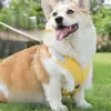 Nova coleira peitoral estilo colete para animais de estimação, coleira de cachorro refletiva, prática, durável e portátil para filhotes