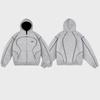 Marca de Moda Transfronteiriça de Estação Independente Moletom Solto Streetwear Hip-Hop Jaqueta Casual com Capuz e Zíper Masculina e Feminina 2025