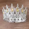 Corona de Plástico Transfronteriza Corona de Novia Tiara Corona para Pastel de Cumpleaños Corona Infantil Corona de Reina Decoración de Flores