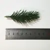 Planta de simulação pinho grama grama aquática agulha de pinho decoração de árvore de Natal gradiente planta de agulha de pinho parede de plantas decoração de tecido