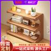 Estante de almacenamiento multicapa de madera para escritorio de oficina, ideal para dormitorios de estudiantes, salas de alquiler, vasos de agua y artículos diversos.