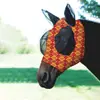 Fábrica en stock y entrega rápida Capucha antimosquitos para caballos Máscara transpirable para caballos Máscara para caballos con varios estampados Suministros ecuestres