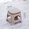 Silla de Comedor de Plástico Engrosado, Silla Económica, Taburete, Taburete Alto, Taburete de Plástico para Mesa de Comedor del Hogar, Taburete Bajo Simple, Taburete para Mesa de Café
