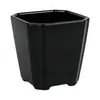 Vaso quadrado para planta artificial com flor, recipiente para sala de estar em casa, presente, vaso de planta verde de chão, vaso especial de plástico para orquídea