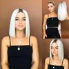 Amazon comercio exterior transfronterizo moda peluca frontal de encaje bobo cabeza natural peluca tocado África peluca popular