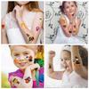 Adesivo de Tatuagem Temporária Infantil Desenho Animado Halloween Abóbora Fantasma Festa Tatoo