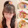 Diadema y Accesorios para el Cabello de Niños Cuerda para el Cabello de Dibujos Animados Banda de Goma Elástica Alta Linda para Niña para Atar el Cabello Banda de Goma Duradera para Cola de Caballo