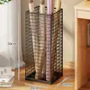 Cubo de Almacenamiento para Caligrafía Cubo Organizador de Caligrafía y Pintura Cubo para Colocar Papel de Dibujo Estante de Almacenamiento para Rollos de Hierro