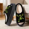 Zapatillas de Lino y Algodón con Dibujos Especialmente Diseñadas para Cruce de Fronteras, Zapatillas Hechas en Fábrica para Hombres y Mujeres, Zapatillas de Pareja para Primavera, Verano y Otoño, Pod Factory Jit de Cruce de Fronteras Dropshipping