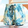 Bañadores Sueltos y de Moda para Hombre, Doble Capa Anti-Vergüenza Estilo Profesional, Traje de Baño de Cinco Puntos de Secado Rápido, Equipo Deportivo para Playa y Natación