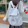 Mochila estudantil com estampa de leopardo, design nicho de outono estilo coreano, mochila estilo faculdade japonesa para estudante do ensino médio, mochila leve para mulheres