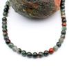Pedra de Sangue Africana Natural contas soltas Pedra de Sangue importada pulseira DIY feita à mão colar acessórios de joias fábrica fornecimento direto