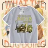 2026 Minha Faca e Escudo Roupa para Cachorro Camiseta de Algodão Puro Manga Curta Shiba Inu Emoticon Abstrato Engraçado Pacote Top para Crianças e Adolescentes