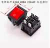 Interruptor basculante KCD4 30A alta corriente horno de soldadura interruptor de calentador máquina de mahjong aparato eléctrico 6 pines 2 posiciones pin de cobre