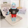 Colgantes de peces geniales, peces flácidos, peces que yacen planos de los residentes de Fondo de Bikini, accesorios para llaveros, chalecos de cama, Año Nuevo