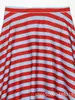 Comercio exterior transfronterizo ropa de mujer principios de otoño nueva moda estilo europeo y americano falda midi a rayas en capas 8002320