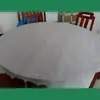 Toalha de Mesa Descartável Plástico Extra Grosso Filme de PE Vermelho Impermeável Seda Artificial Toalha de Mesa Grande Casamento Impressão Xi Jogo Americano