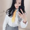 Gravata Ins Camisa da Moda Decoração Feminina Estilo Preppy Chique Estilo Japonês Estilo Harajuku Estilo Britânico Preto Legal Gravata Pequena