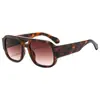 Óculos de Sol Personalizados de Lente Dupla para Mulheres Óculos de Sol Quadrados Retro Europeus e Americanos Tendência Celebridade da Internet Fotografia de Rua Proteção Solar Óculos de Moda para Homens