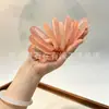 Pulsera de ágata rosa, ágata rosa pomelo tipo hielo de alta calidad, pulsera para mujer, ágata rosa claro, pulsera plana de jade, joyería