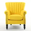 Sofá de terciopelo individual estilo americano, sillón perezoso a rayas retro simple, silla sofá de cuero para balcón de casa, sofá pequeño de moda