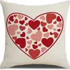 Fronha de Almofada Coração de Amor Novo Estilo Dia dos Namorados Transfronteiriça para Casa, Sala de Estar, Carro, Casamento, Capa de Almofada Amazon