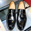 Zapatos de Piel para Hombre de Gama Alta Grano Abierto Negro Capa Superior Piel de Vaca Formal Británico de Negocios Completamente Hechos a Mano Interior y Exterior Piel de Vaca Completa