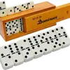 Caixa de Armazenamento de Dominó de Madeira Maciça Presente de Ano Novo Caixa de Presente para Jogo de Tabuleiro Tampa Deslizante Caixa de Embalagem para Mahjong