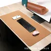Alfombrilla de Corcho de Doble Cara para Ratón Pad de Escritorio de Cuero Pu Pad para Teclado Pad para Escritorio de Computadora Pad de Corcho de Cuero Pvc