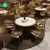 Tema Mesa y Sillas para Restaurante Hunan, Restaurante Sichuan, Mesa y Sillas para Restaurante de Té, Restaurante de Hot Pot, Mesas y Sillas para Hotel, Mobiliario Comercial para Comedor