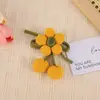 Nuevo Tejido Hecho a Mano de Algodón y Lino Colgante de Lazo Flor de Cinco Pétalos Estilo Chino Accesorios para Ropa Broche Colgante para Bolso