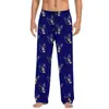 Pantalones de pijama de algodón imitación con estampado 3D, europeos y americanos, transfronterizos, casuales para el hogar, para hombre y mujer, con cordón, bolsillo lateral con solapa, pantalones para el hogar, pantalones