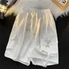 Shorts de Ferramenta Masculino Verão Novo Estilo Coreano Moda Solto Casual Tendência Marca ins Fita Calça Funcional