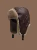 Gorro de invierno estilo noreste para hombres y mujeres, con forro de polar, material grueso, diseño a prueba de viento, protección facial y para el cuello integrada, y estilo cálido de poner