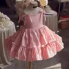 Ropa Infantil Faldas para Niñas Correa con Lazo Vestido de Princesa Falda Tutú 2026 Verano Nuevo Estilo Ropa Infantil de Comercio Exterior Dropshipping