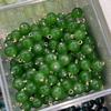 Botões pequenos de jade sintético botões de resina contas redondas agulha curva feita à mão camisa cheongsam vidro diy cor decoração de ábaco