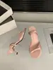 Zapatos de Tacón Alto Fino, Sandalias Negras, Zapatos de Mujer, Verano 2026 Rojo Estilo Francés, Combinables con Faldas, Sandalias Romanas de Tira Fina