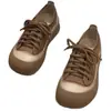 Zapatos de Salón Retro para Mujer 2026 Verano Nuevo Estilo Dedos Grandes Ugly-Cute Tenis de Estudiante con Suelas Suaves, Zapatos Deportivos Casuales Simples y Ligeros