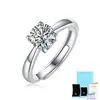 Anillo de Moissanita de Moda y Minimalista, Plata S925, Diseño de Nicho, No se Desvanece, Anillo Transfronterizo, Lujo Ligero, Sensación de Alta Gama, Joyería Personalizada