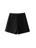 Pantalones Cortos de Traje Minimalistas Grises para Mujer Verano 2026 Ropa Exterior Adelgazantes Rectos de Cintura Alta Corte A Casuales A4842