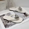 Chanclas de Estilo Hada de Suela Plana para Mujer, Estilo Nuevo de Verano 2026, Sandalias Casuales para Vacaciones en la Playa para Combinar con Faldas
