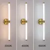 Luminária de parede luminosa para cima e para baixo da Amazon, moderna, simples, haste longa, para parede de quarto, sala de estar, hotel, quarto de hóspedes, homestay