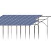Pila Espiral Instalación Fija Panel Solar Aleación de Aluminio Soporte de Pata de Tierra
