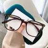 Nuevas gafas TR90 2023 de montura grande ligeras para mujer con filtro de luz azul, montura de gafas para la comunidad del libro rojo y TikTok con graduación