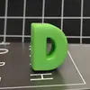[Personalizado] Charms de Sapato com Letras 3D Fosco Fivelas de Sapato Acessórios Flor de Sapato Mayday Pulseira Acessórios DIY Letras