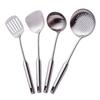 201 alongado aço inoxidável utensílios de cozinha conjunto colher de sopa espátula espátula cozinha espessa casa hotel fábrica atacado