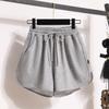 Shorts Finos de Verano para Mujer 2025 Nuevos de Cintura Alta Sueltos Drapeados de Tres Puntos Deportivos de Pierna Ancha Corte A Shorts Casuales Pantalones
